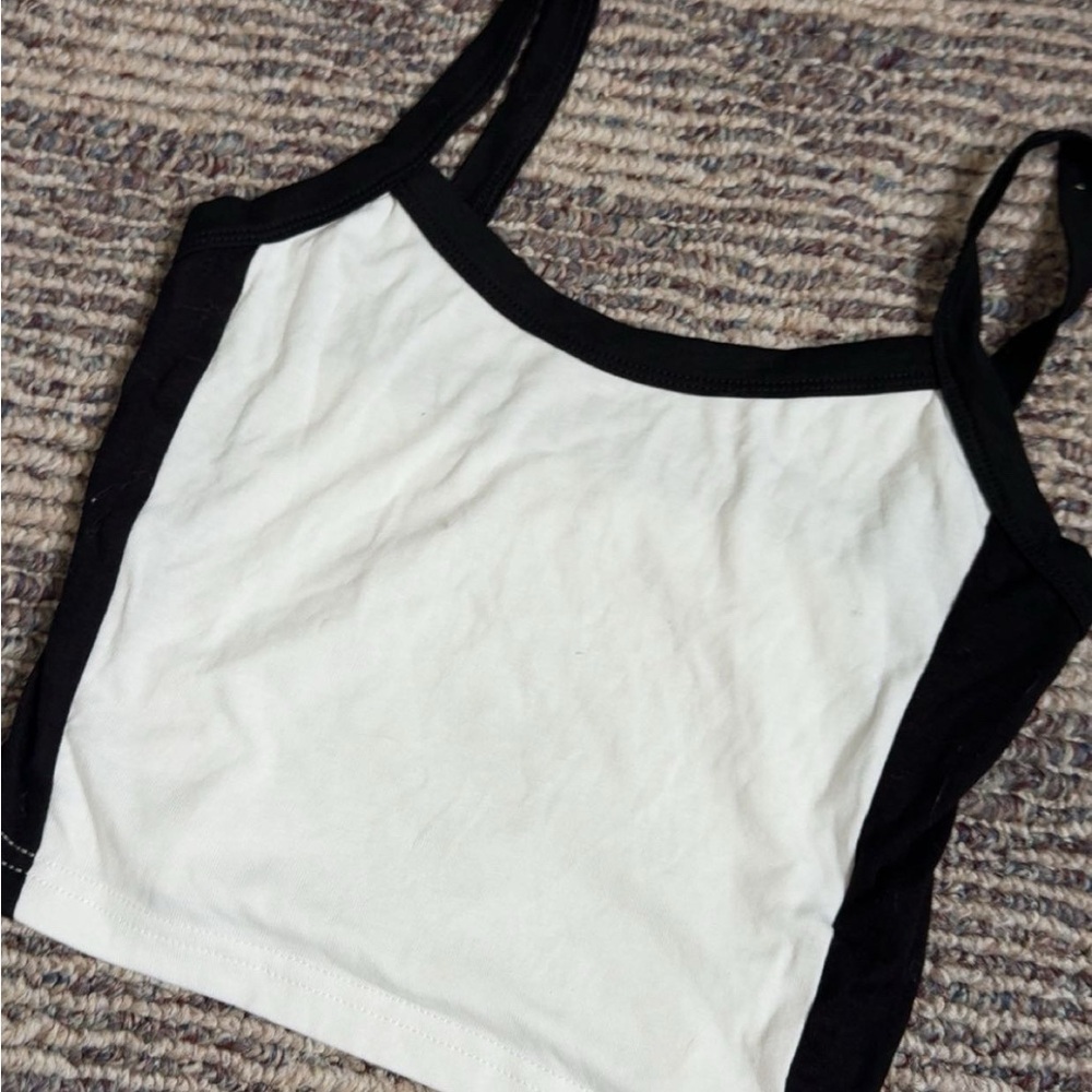 Black and White Tank Top